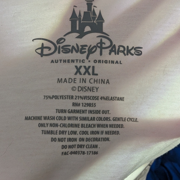 Beauty And The Beast Disney Parks White Graphic Short Sleeve Women's Tee XXL EUC - Picture 8 of 9